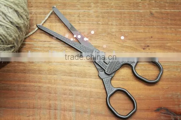 Antique Zakka Bronze Scissor Vintage Eiffel Design Scissor Lace Scissor