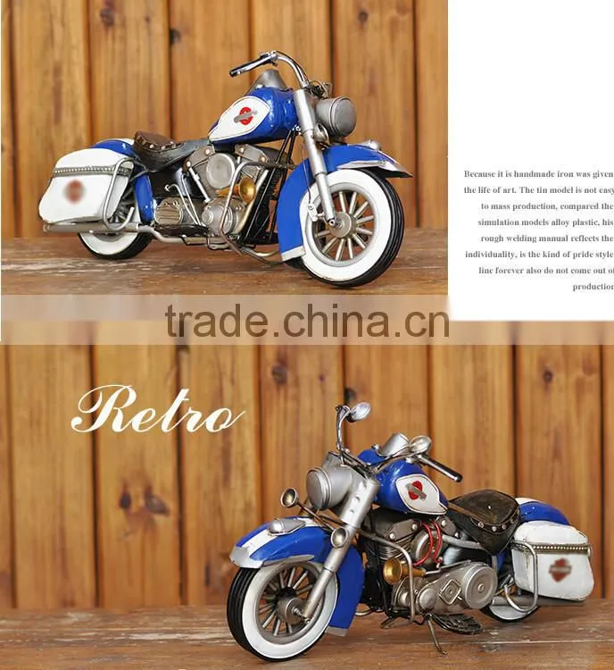Birthday Christmas Decoration Gift Hand Made Metal Art Motorcycle Model Crafts
