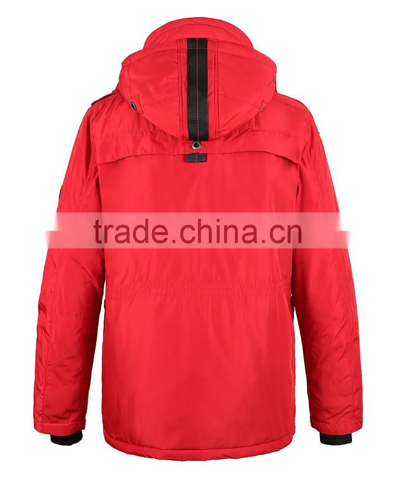 waterproof and windproof mens' padded winter super warm jacket