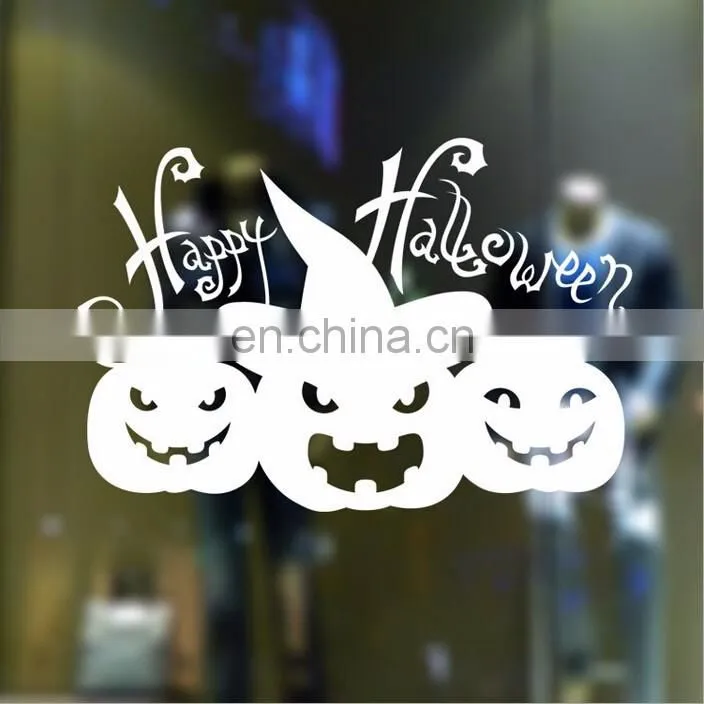 Halloween Theme Pumpkin Window/Wall Sticker Halloween Decoration Home Decoration