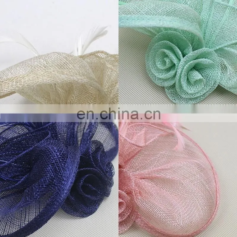 2016 Elegant Party Bridal Hair Barrette Feather Fascinator for Women