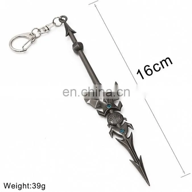 Factory direct LOL key chain League of legends keychan