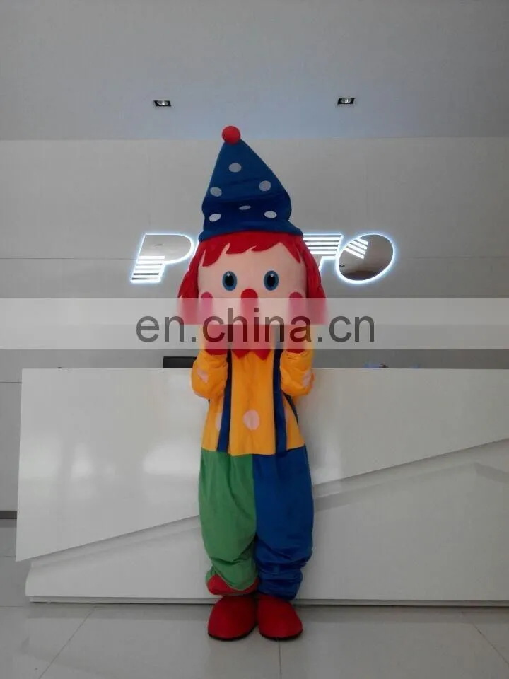 popular clown mascot costume,lovely joker mascot costume,performance mascots