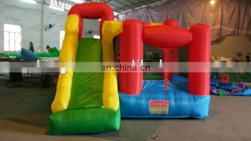 Newly Designed colorful inflatable bouncer with slide