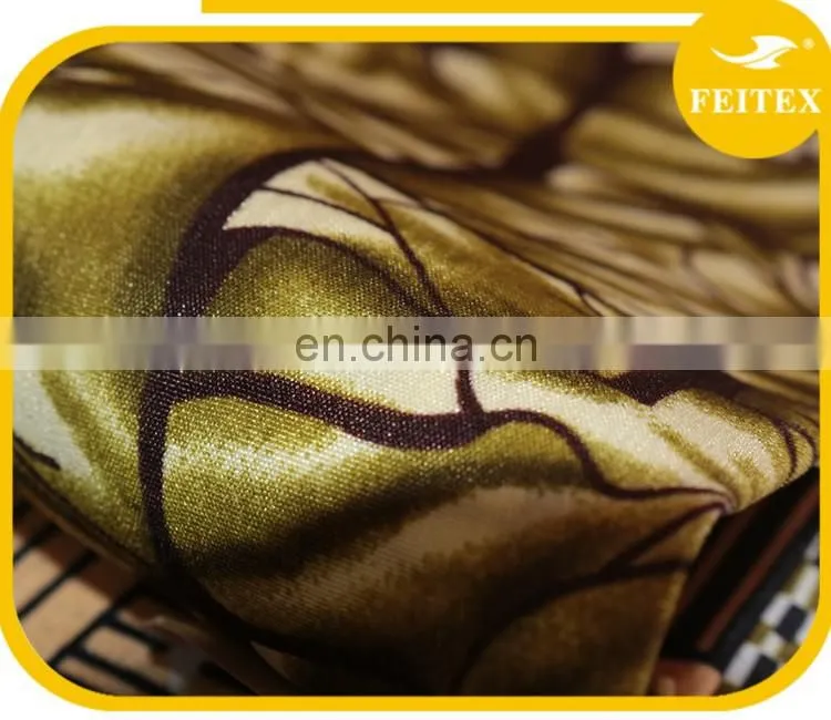 Newest African Stock Soft Imitation Wax Fabrics China Manufacturer Peach Skin Fabric