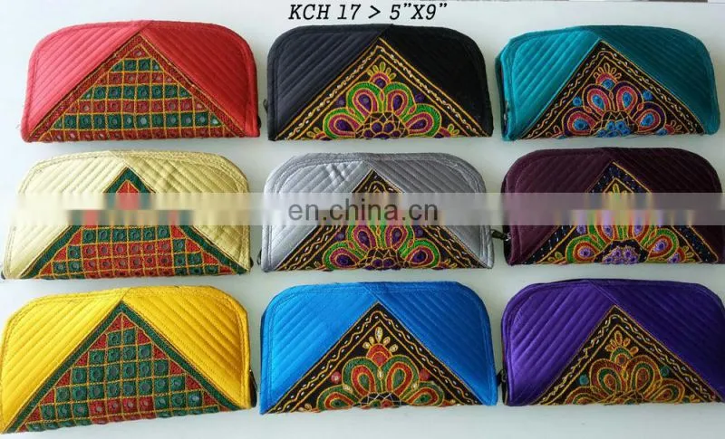Traditional Gujarati Kutch embroidery clutch purse,Indian banjara vintage tribal contemporary clutch,,Colorful lady clutch bags