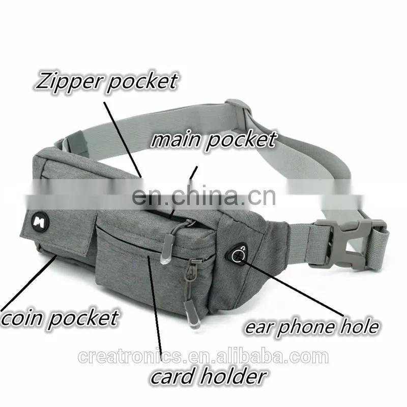 Unisex Fanny Pack Sport Travel Cycling Sport Waist Purse Belt Hip Bum Bag Travel Waist Bag
