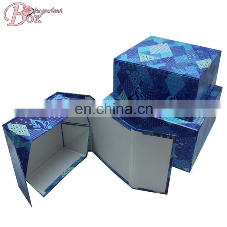 Square Gift Packing Folding Paper Box
