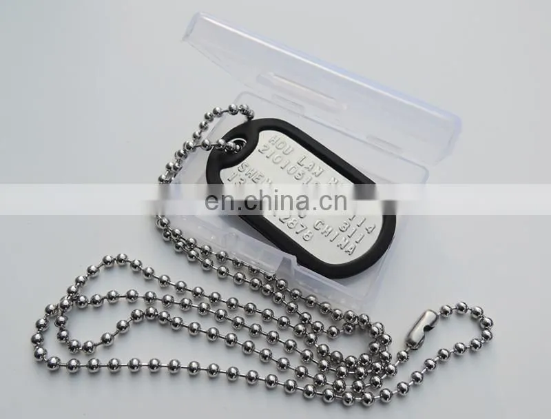 Fashion plating blank dog tags mannufacturer in Zhongshan
