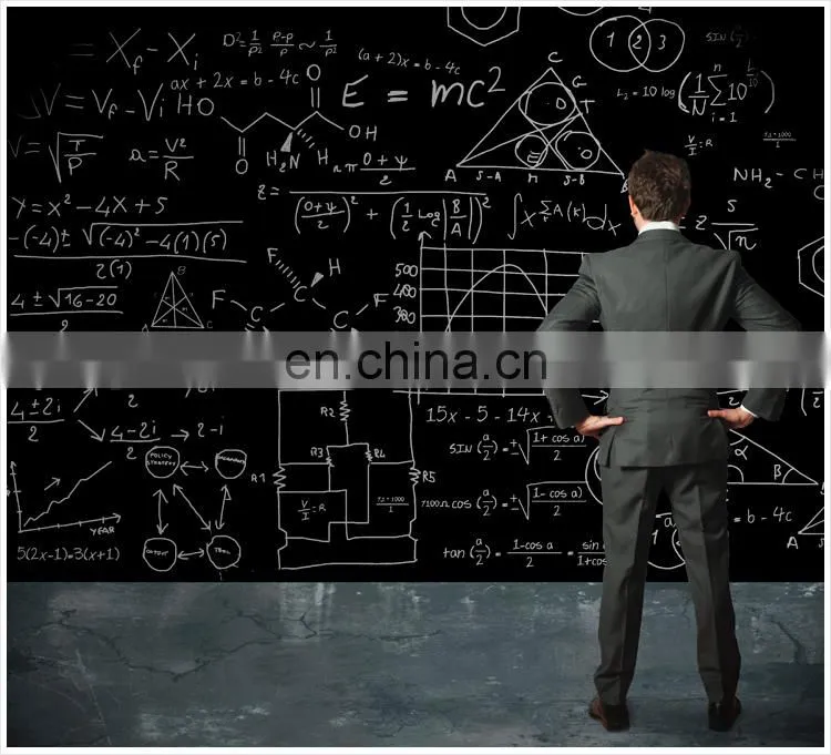 Cheap customized decoration blackboard 3d sticker