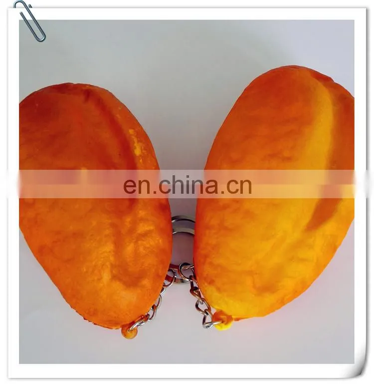 customized PU stress ball toy of promotion gift fake PU bread looks real