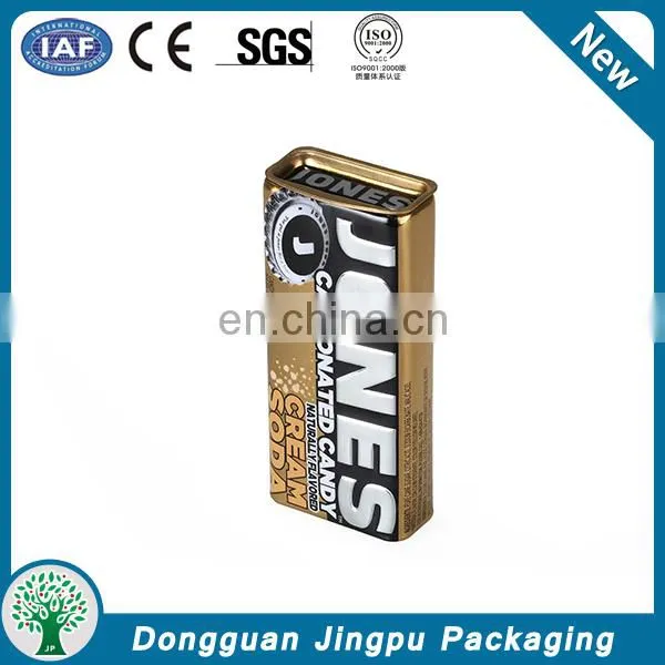 metal printed metal chewing gum case