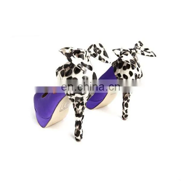 Butterfly leopard accessory for footwear