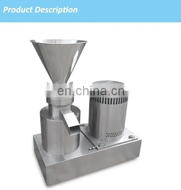 small peanut butter making machine colloid mill paste processing equipment price