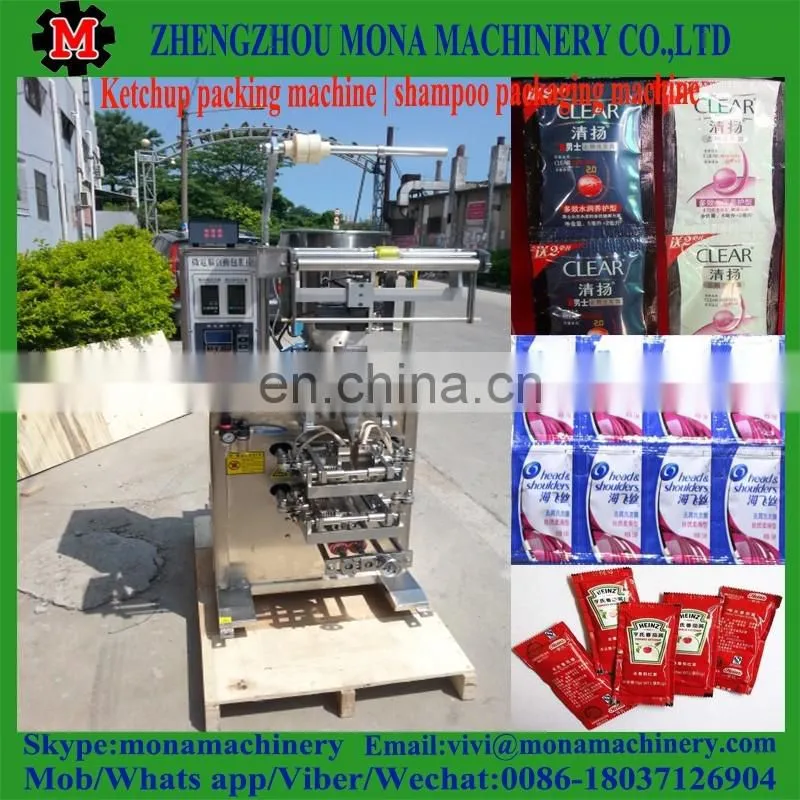Automatic Liquid Ketchup,Honey, Sauce,Shampoo sachet water packaging machine