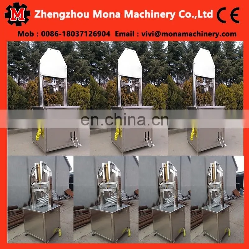 pig head splitting cutting machine for pig slaughterhouse plant(skype:monamachinery)