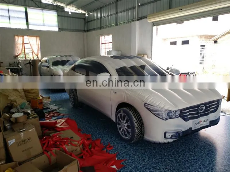 Luxury Creative PVC Realistic Inflatable Car For Advertising Ornamental Sale Promotion