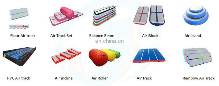 Factory Prices DWF Inflatable Gym Fitness Equipment Air Barrel Block Board Home Used Gymnastics Air Track Mats For Sale