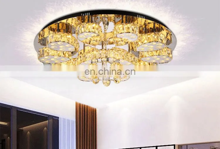 New product crystal home use led ceiling lamp for living room