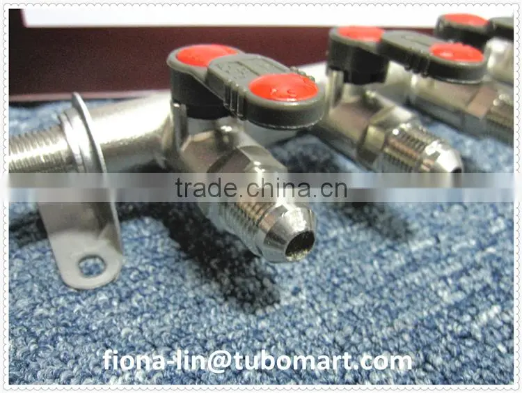 gas valve and gas manifold for gas pipe