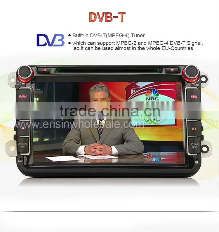 Erisin ES9611V 8" 2 Din Car DVD Player with GPS 3G TV