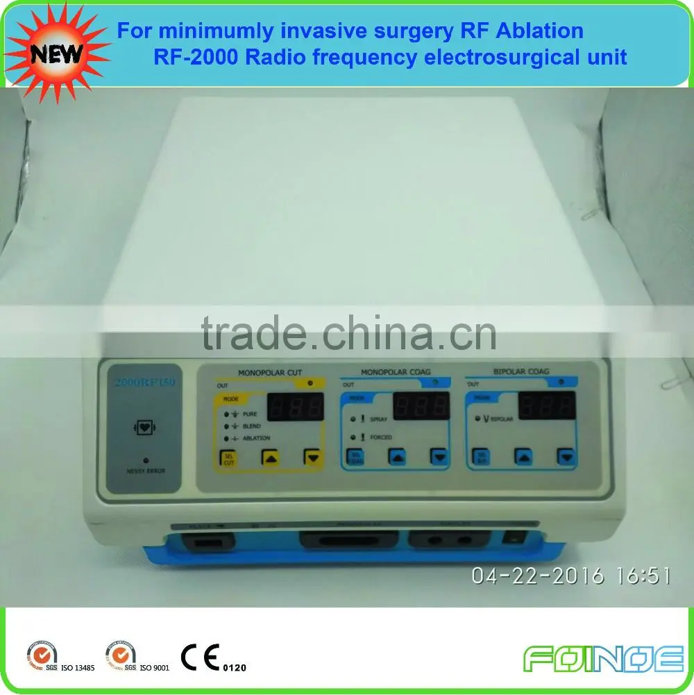 For minimumly invasice surgeryRF Ablation RF-2000 Radio Frequency Electrosurgical Unit