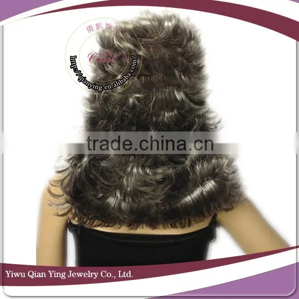 grey color cheap wholesale Jewish party wigs kosher wigs