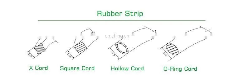 Good performance high temperature Resistance FKM Silicone Rubber Round square rectangular O ring cord for oil seal with stock