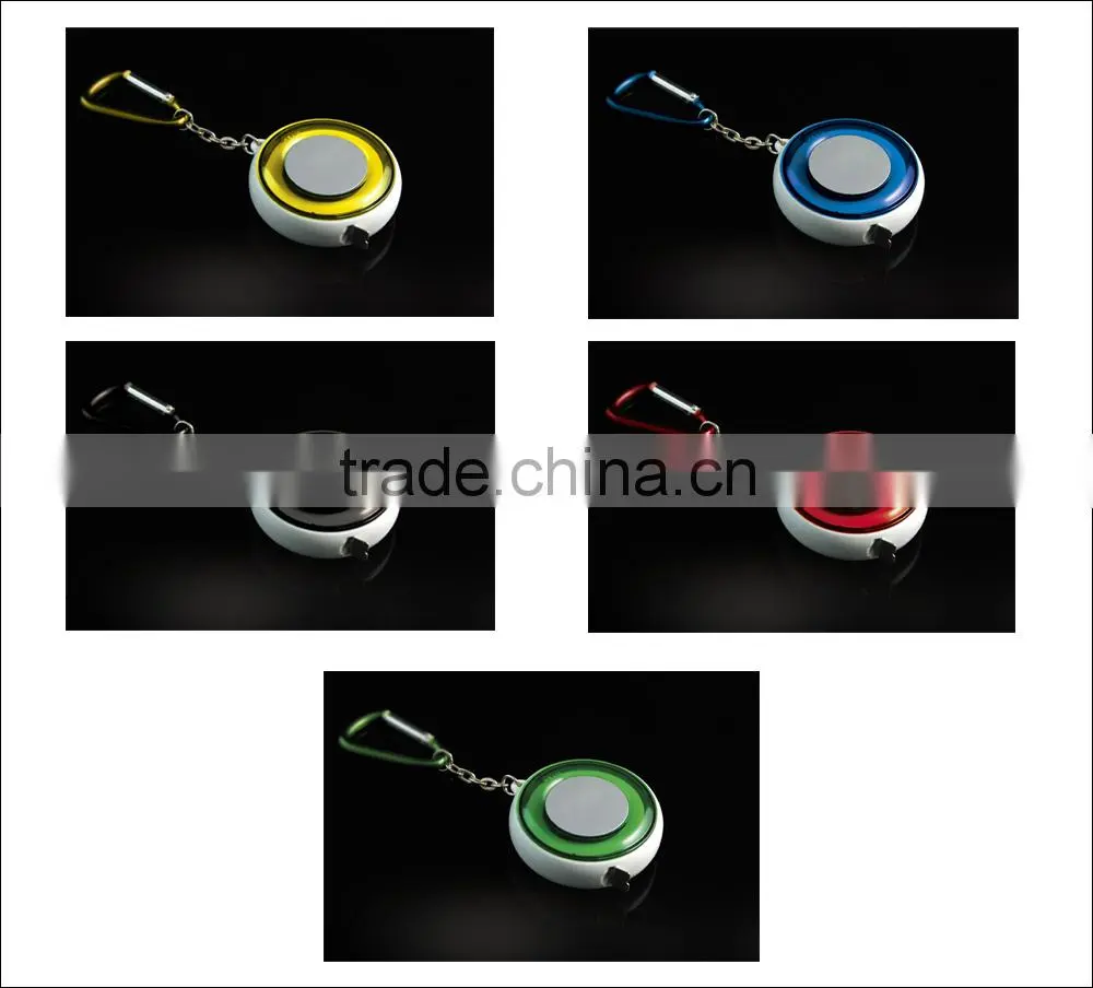(931) High qulity tape measure carabiner tool mini Luxury Plastic keychain