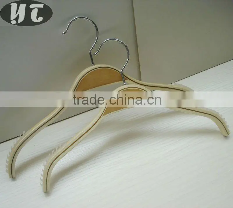 G10 laminated wooden hanger for coat and shirt
