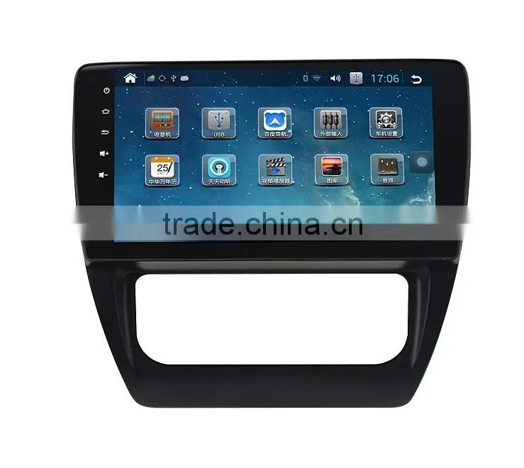 10.1" Pure Android Capacitive 1024x600 HD Screen Car Radio for VW Sagita Jetta Car GPS 3G WIFI CANBUS Quad-Core RK3188 A9