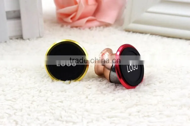Magnet 360 Rotating magnetic funny cell phone holder for desk Magnetic Car Mount stainless steel Metal stand cell phone holder