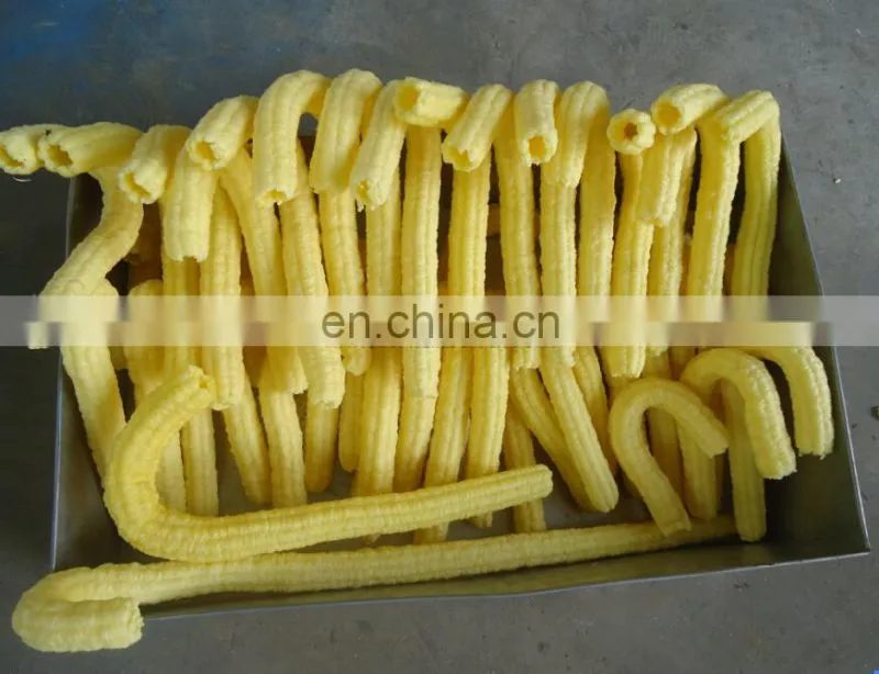 Automatic puffed corn snacks making machine ice cream corn puffing machine