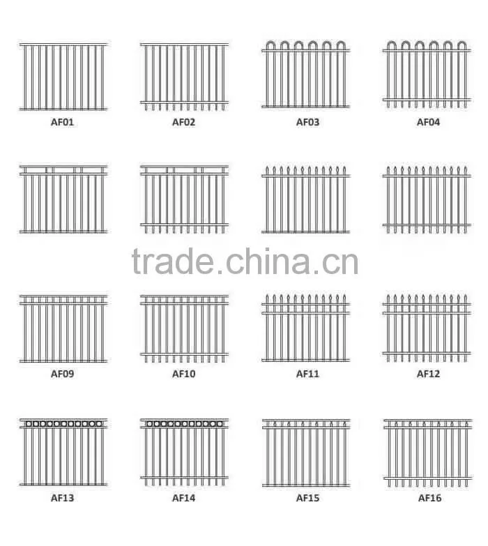 Kinds of Designs of Aluminum Boundary Fencing