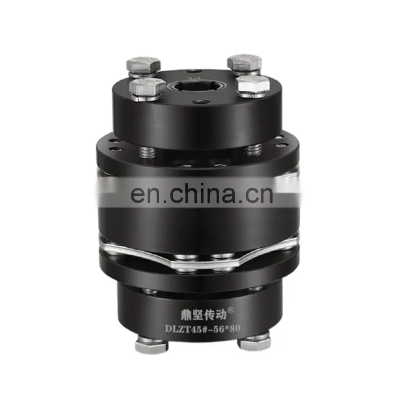Original DLZT 45# steel 8 screws double diaphragms locking assemblies high rigidity coupling