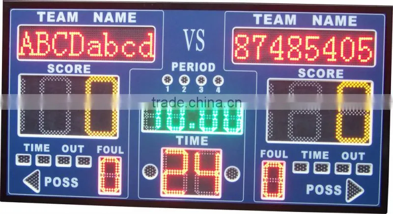 Cheap football stadium LED scoreboard display