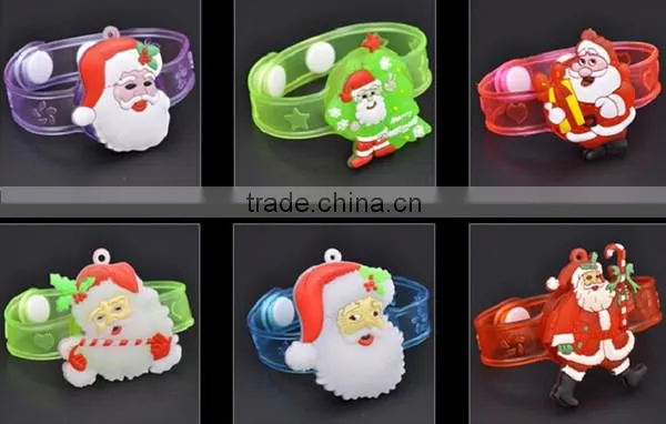 2015 Christmas LED flashing Bracelets for child