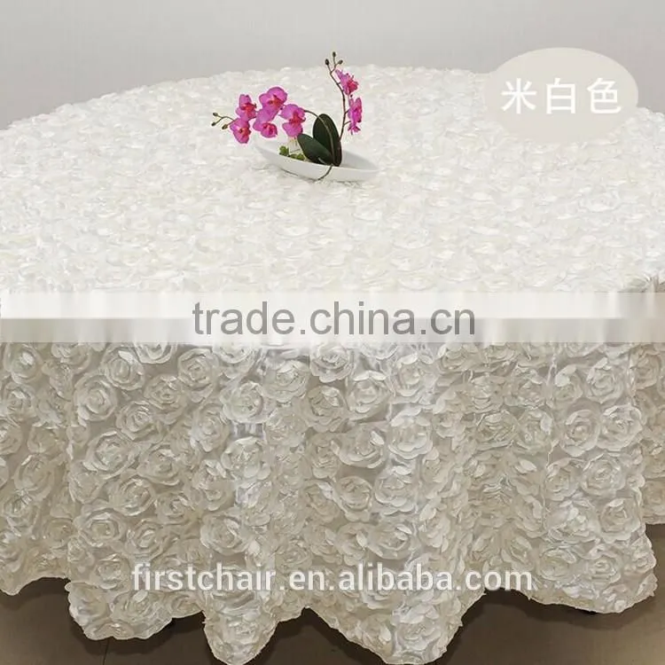 Wedding Decoration Red Rose Table Cloth HM-ZB62