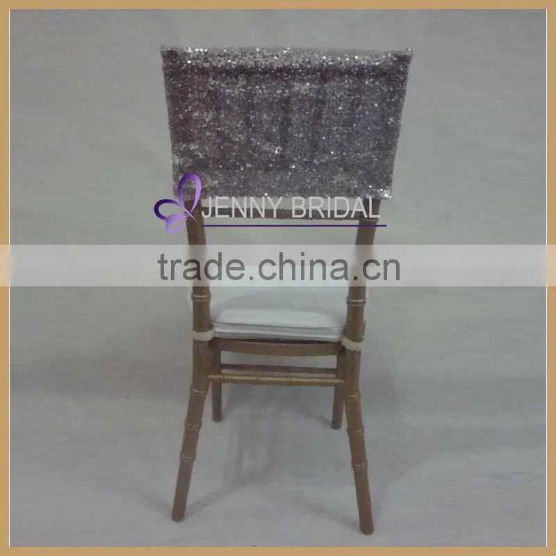 C305A Wholesale Cheap Chair Covers Sequin Wedding Folding Chair Covers