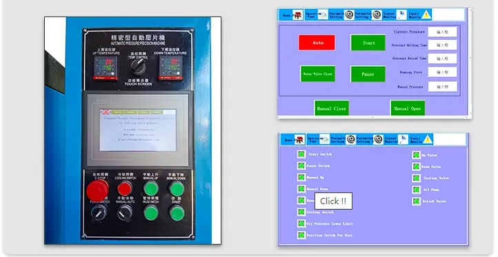 HST-300PT 30ton Lab Hot Press Machine Rubber Plate Vulcanizing Press Testing Test Machine
