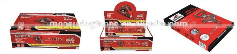 multi-color ABS case 2 stops tape measure