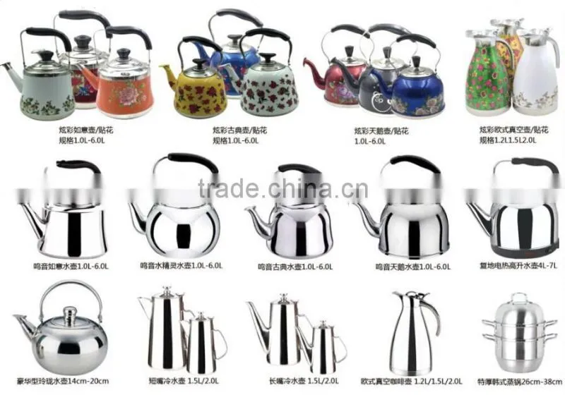 1L 1.8L 2.2L 1.5L double wall insulated stainless steel vacuum coffee pot water bottle