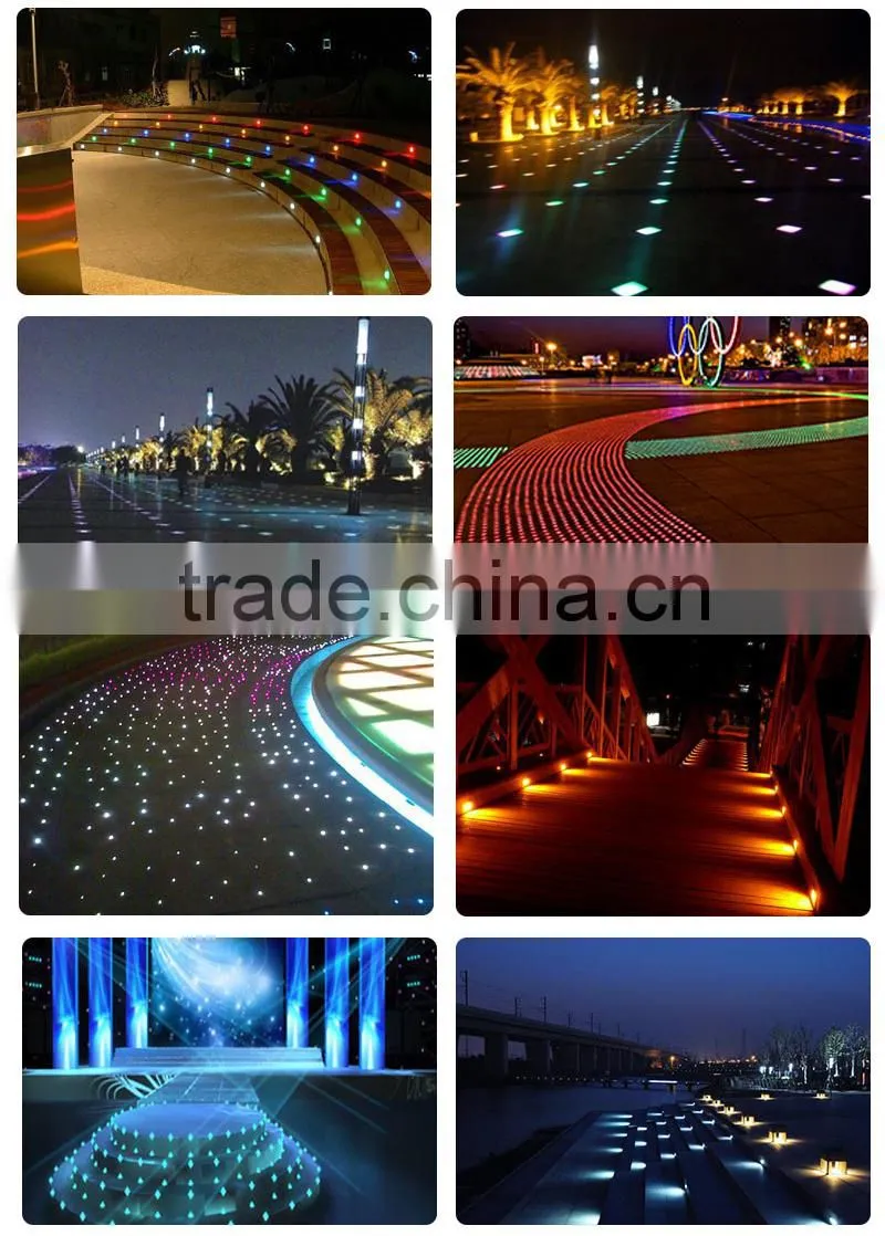 Round led underground Waterproof IP67 RGB LED Underground Light 6w LED underground light