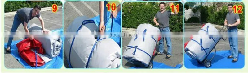 pvc inflatable transparent tent clear capmping tent