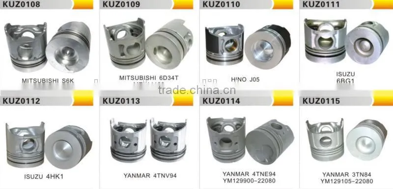 PISTON FOR YANMAR 3TN84