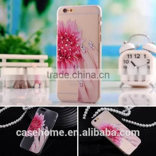 3D case cover For Apple iPhone 6s 6s Plus Luxury Bling Glitter Rhinestone Crystal Case Cover