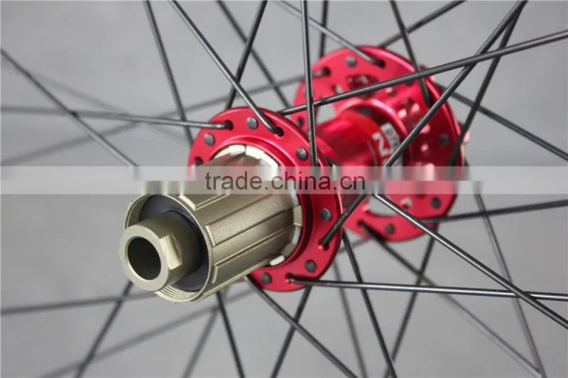 Width 50mm bike tubeless wheels MTB 27.5er clincher wheels 650B bicycle carbon bike rim snow fat bike 3.0'' tyre