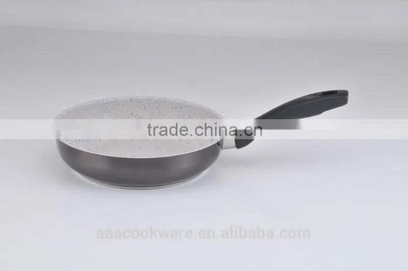 2015 New Arrival Guangdong Quality Hard Anodized Aluminium Frying Pan With Marble Coating Inside For Wholesale