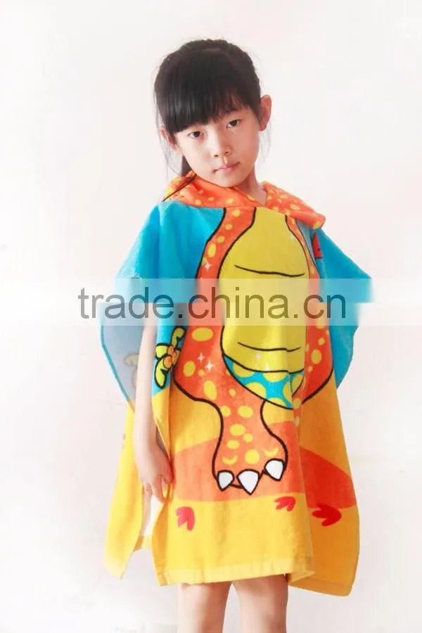 hooded poncho towel for baby