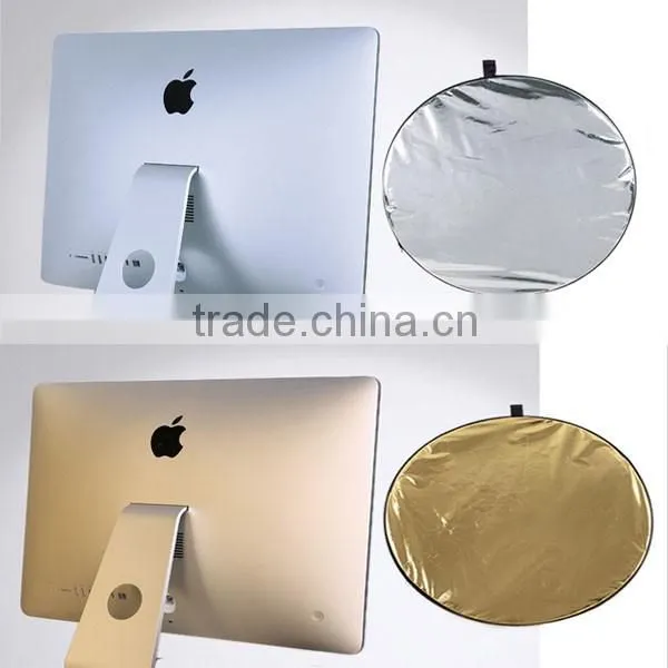 Non-handheld Design 60cm 5-in-1 Circle Reflector Panel for Photo Studio camera DSLR